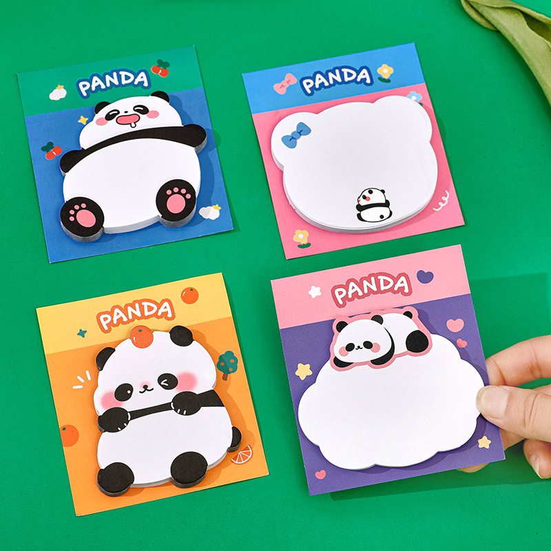 Office Stationery Supply List - 통통한 팬더 만화 스티커 메모 패드