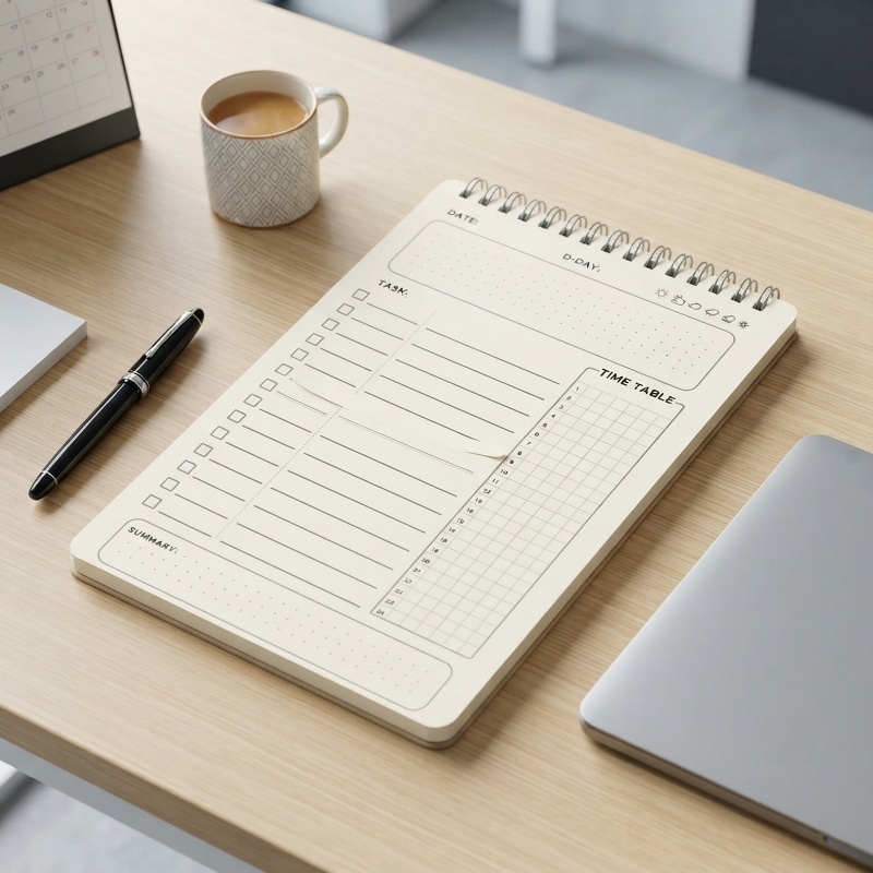 Office Stationery Supply List - 1개 플래너 아젠다 스파이럴 A5 노트