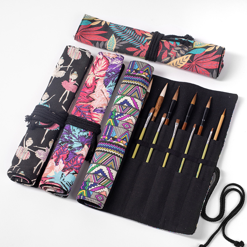 Pen Pouch Roll - 20 홀 롤 연필 케이스 학교