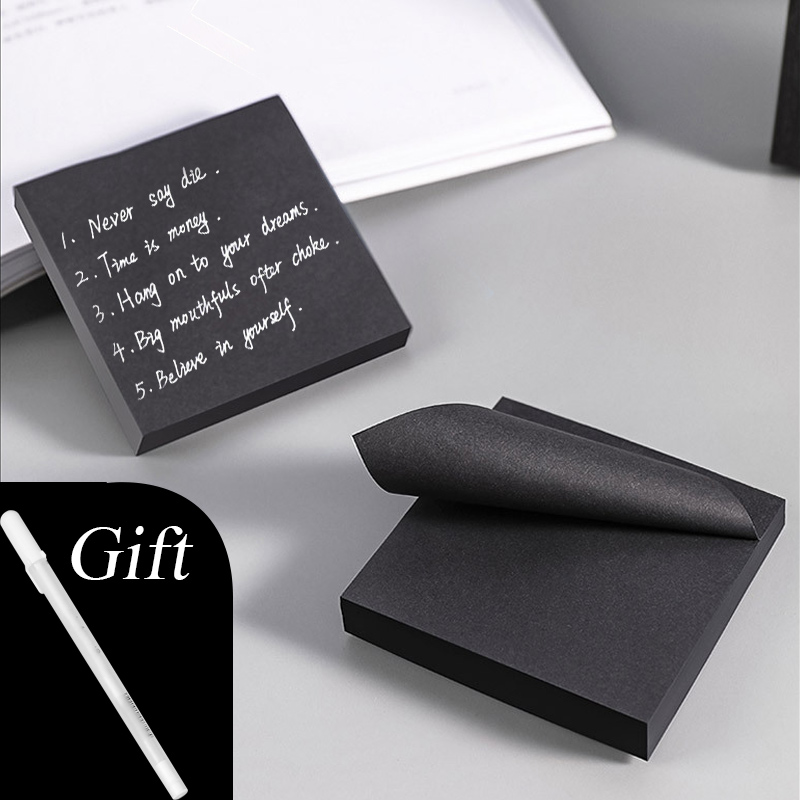 Office Stationery Supply List - 블랙 N Times 스티커 메모 할