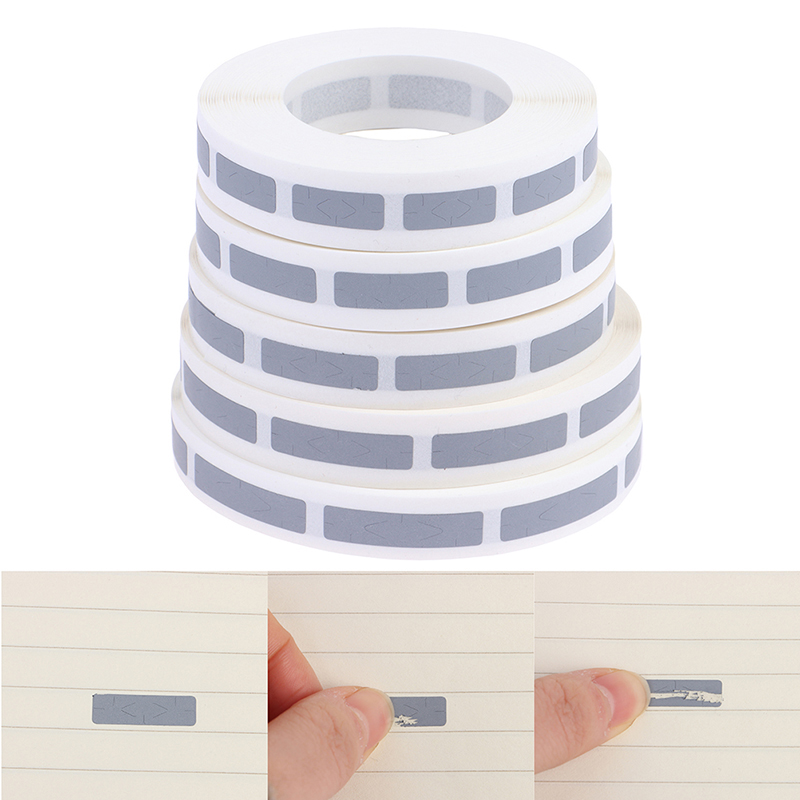 Label Printer Tape - 1000Pcs 수동 스크래치 스티커 라벨 회색