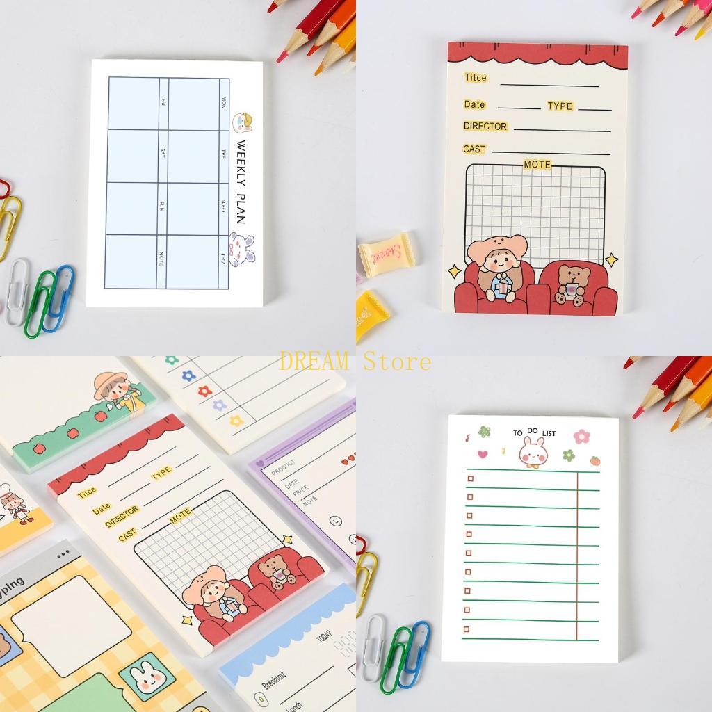 찢을 수 있는 끈적이지 않는 메모 과일 손 계정 메모  - Office Stationery Supply List 리뷰 및 가격