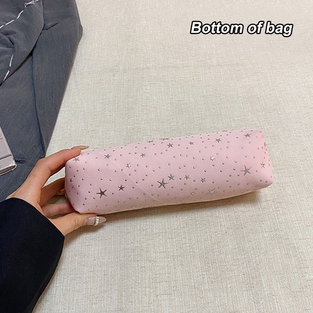내구성 있는 캔버스 필통 스타 도트 프린트 대용량 펜  - Pen Pouch Roll 리뷰 및 가격