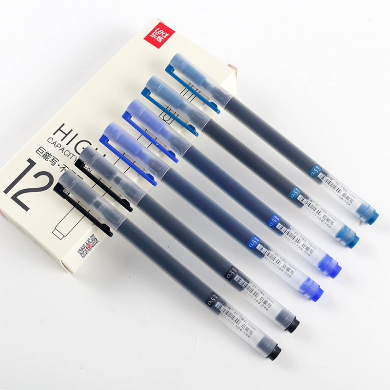 12/6 개/몫 젤 펜 0.5MM 잉크 슈퍼 내구성 로 - Stationery Supplies Business 리뷰 및 가격