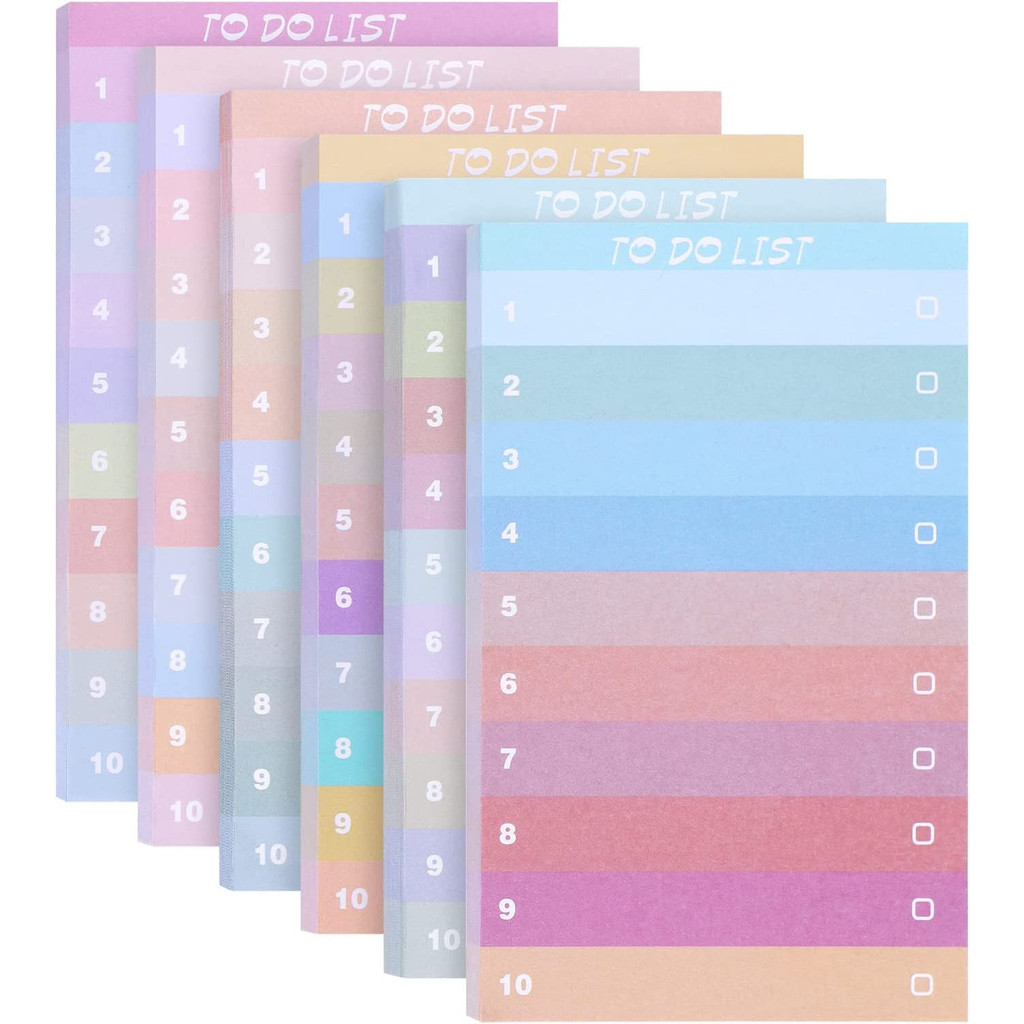 50페이지 컬러풀 그라데이션 스티키 노트 학교 문구 학 - Office Stationery Supply List 리뷰 및 가격
