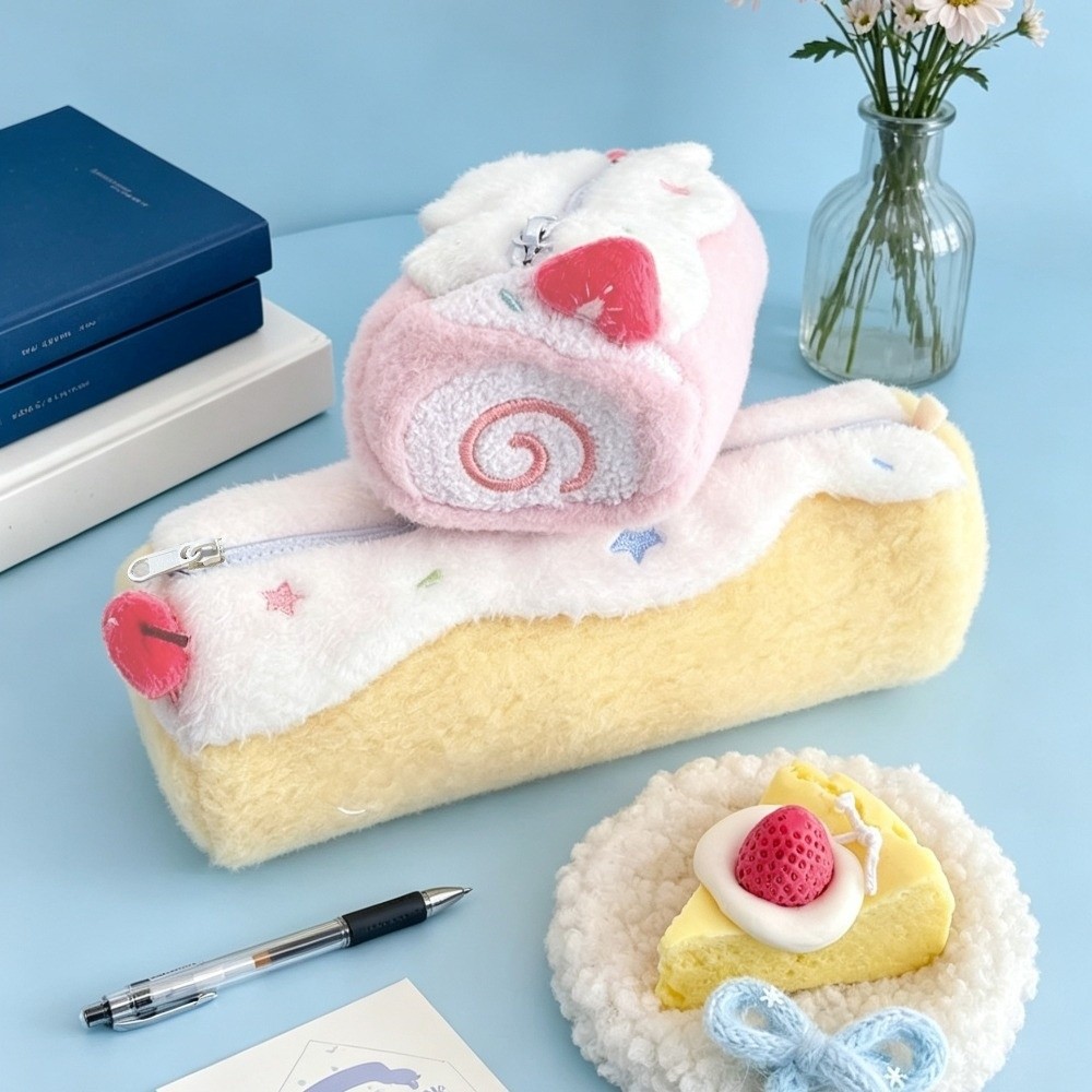 내구성 있는 연필 케이스 스위스 롤 모양 별 자수 연필 - Pen Pouch Roll 리뷰 및 가격